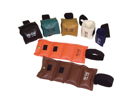 The Cuff Original Ankle and Wrist Weight, 7 Piece Set (1 each: 1, 2, 3, 4, 5, 7.5, 10 lb.)