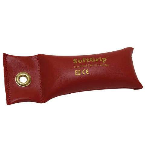 CanDo SoftGrip Hand Weight - 1.5 lb - Red