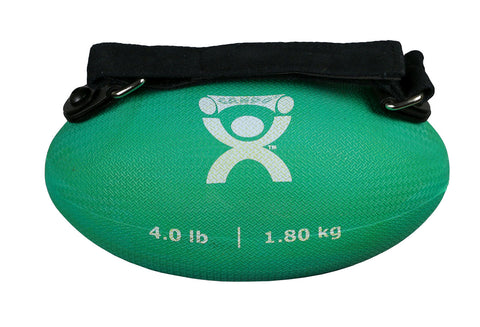 CanDo Handy Grip weight ball - 4 lb - Green