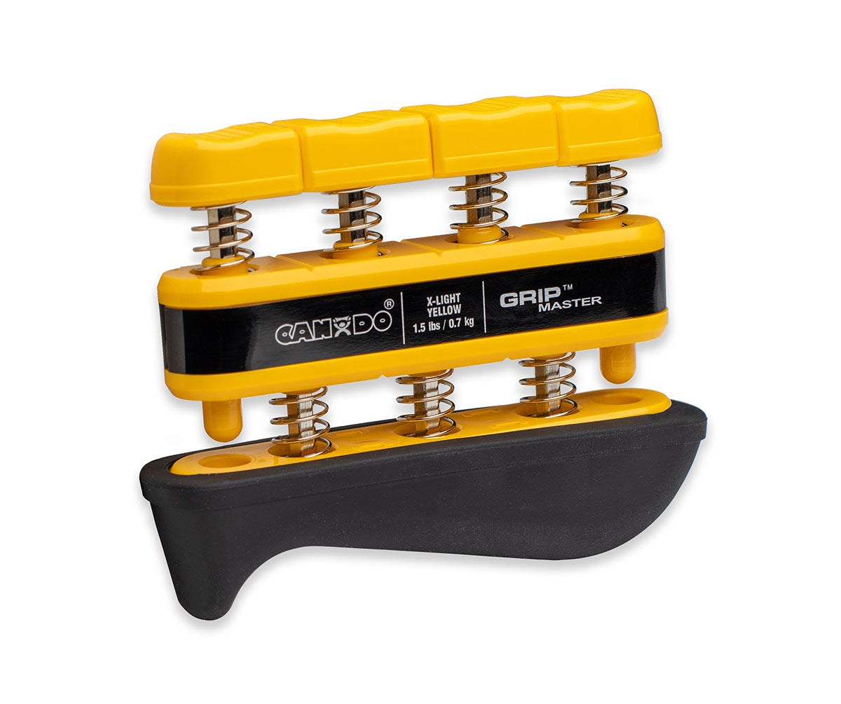 CanDo Grip-Master hand exerciser - Yellow, x-light - Finger (1.5 lb)