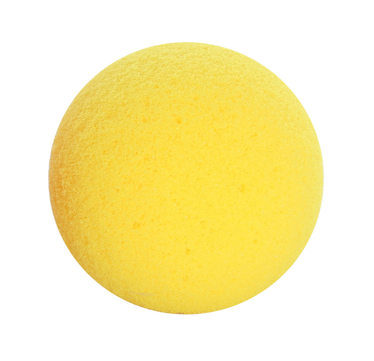 CanDo Memory Foam Squeeze Ball - 2.5" diameter - Yellow, x-easy