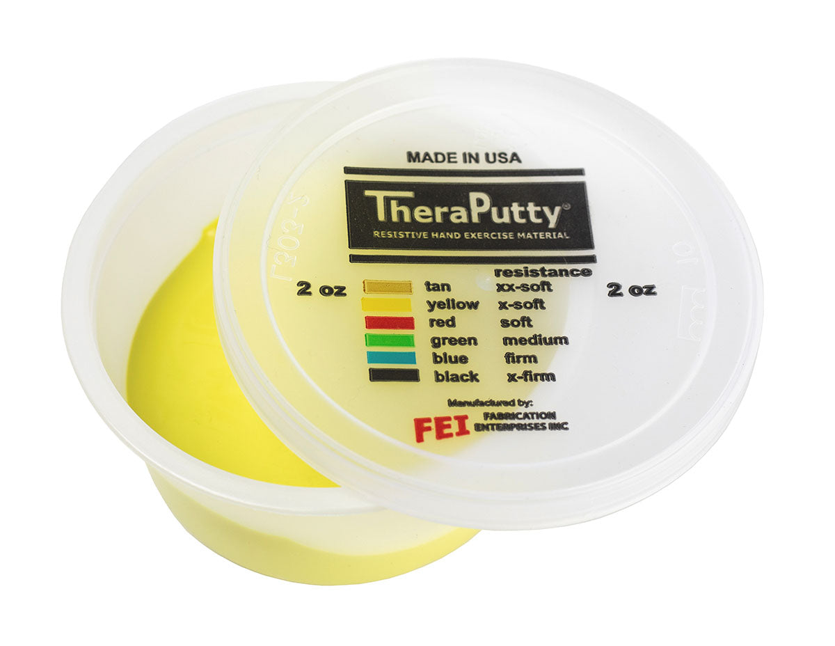 CanDo Theraputty Exercise Material - 2 oz - Yellow - X-soft