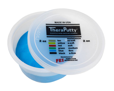 CanDo Theraputty Exercise Material - 2 oz - Blue - Firm