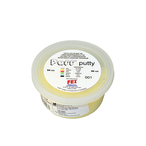 Puff LiTE Exercise Putty - x-soft - yellow - 90cc