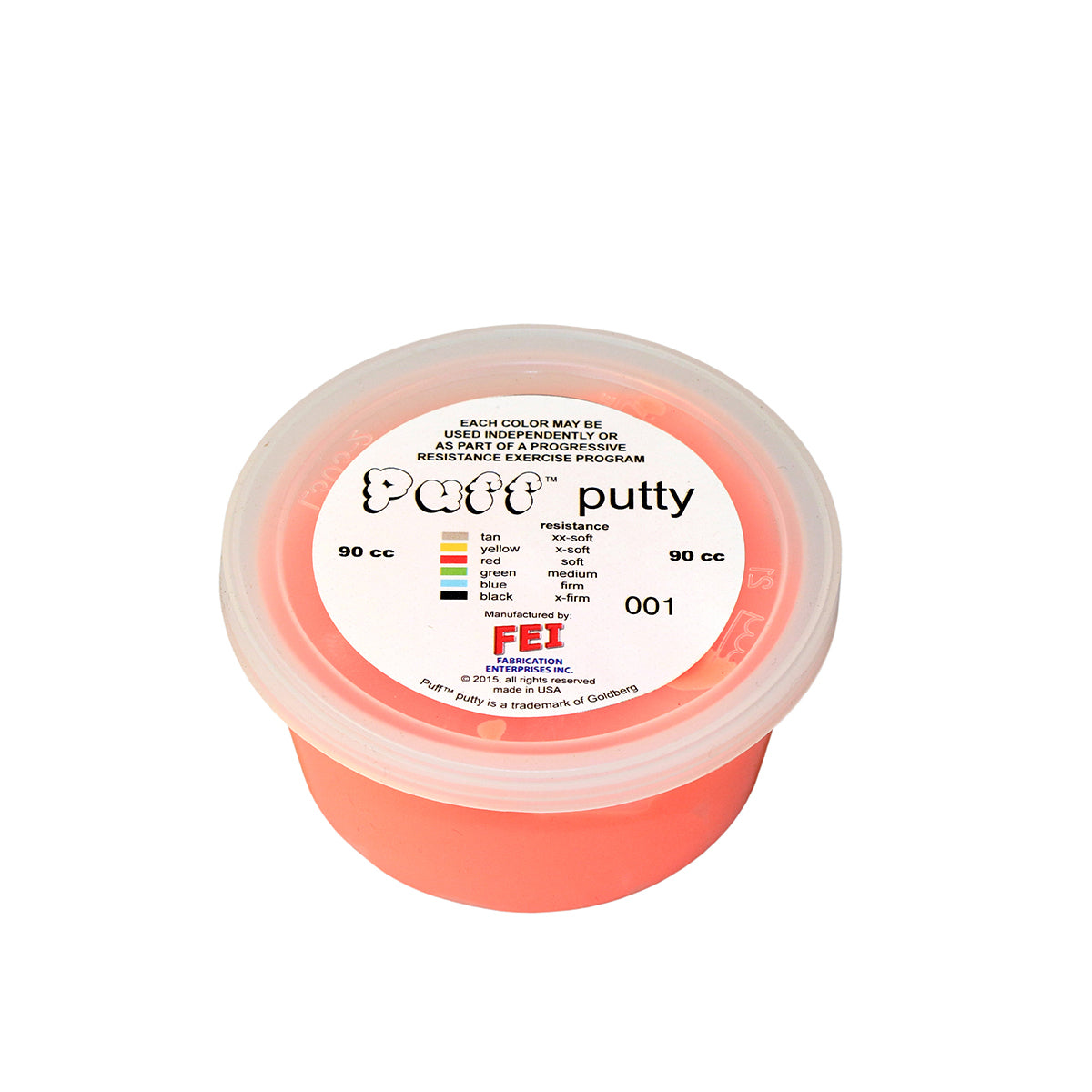 Puff LiTE Exercise Putty - soft - red - 90cc