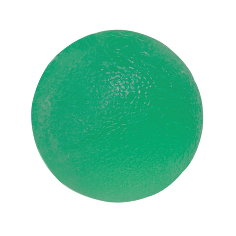 CanDo Gel Squeeze Ball, Standard Circular, Green (Medium)