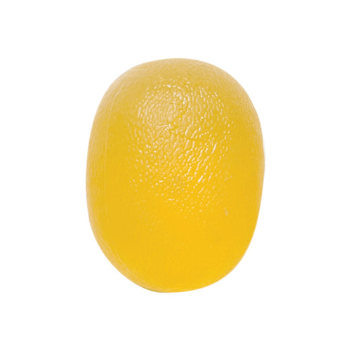 CanDo Gel Squeeze Ball, Large Cylindrical, Yellow (X-Light)