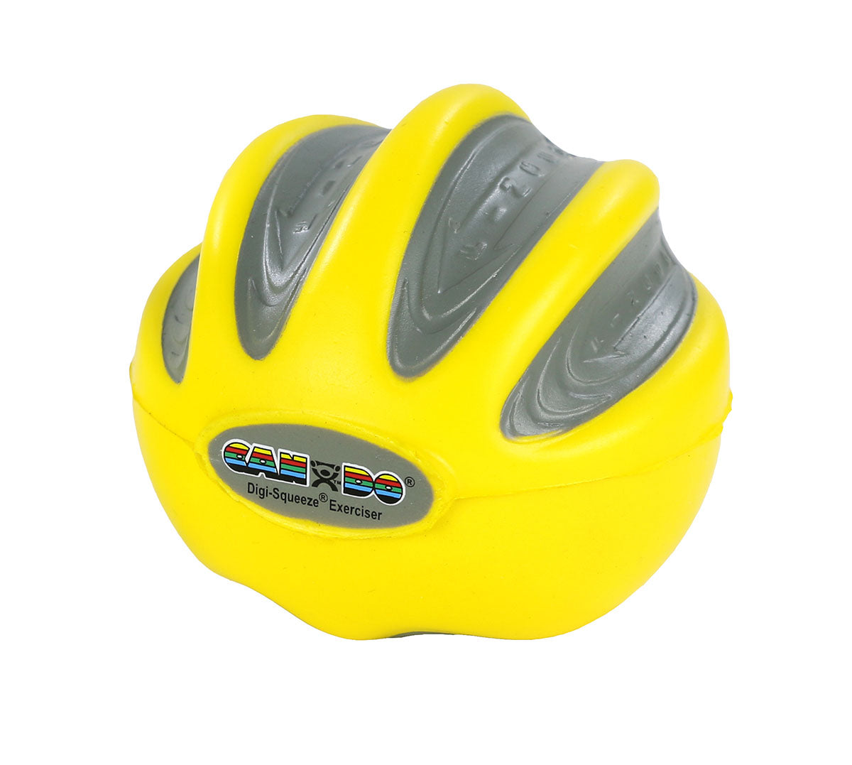 CanDo Digi-Squeeze hand exerciser - Medium - Yellow, x-light 