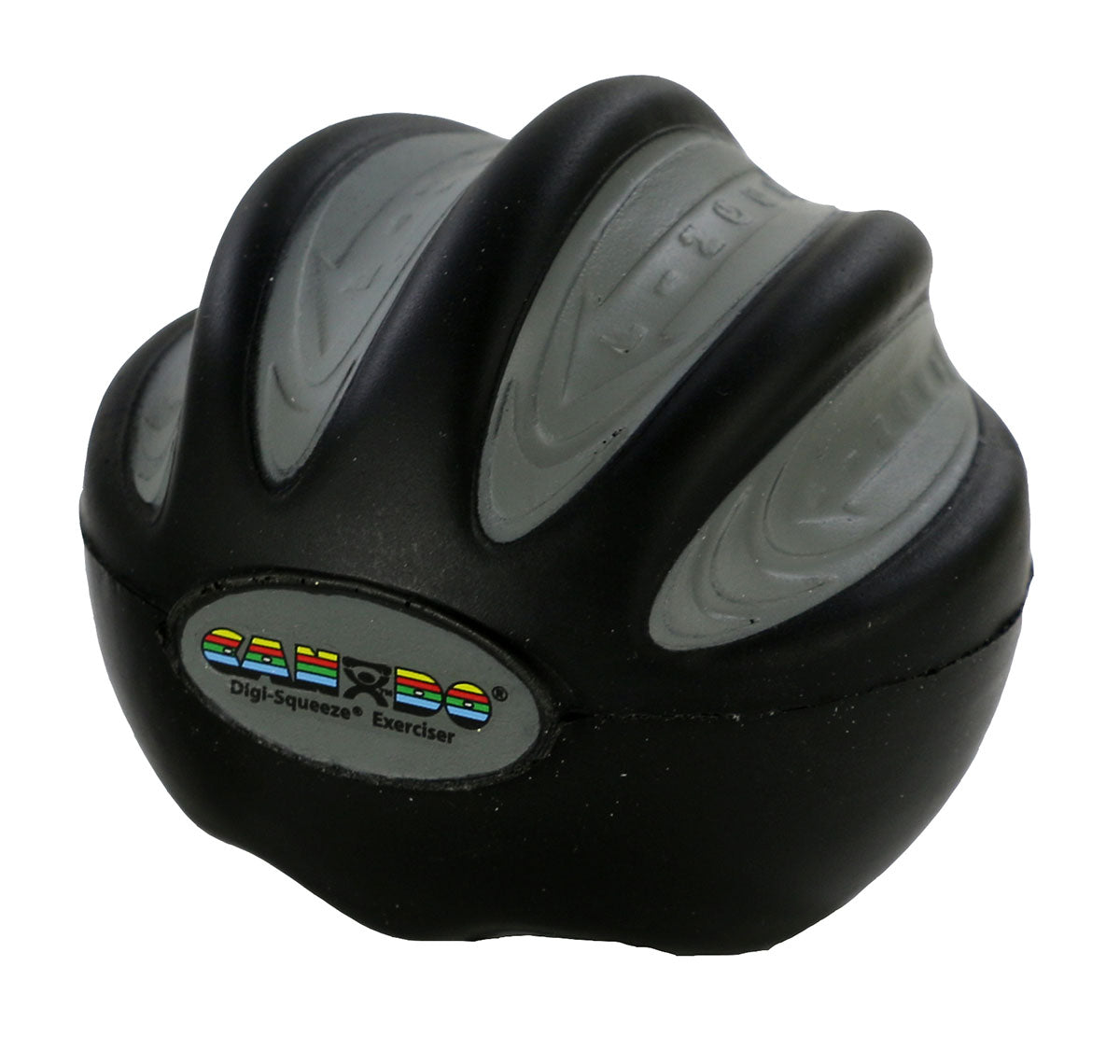 CanDo Digi-Squeeze hand exerciser - Medium - Black, x-firm