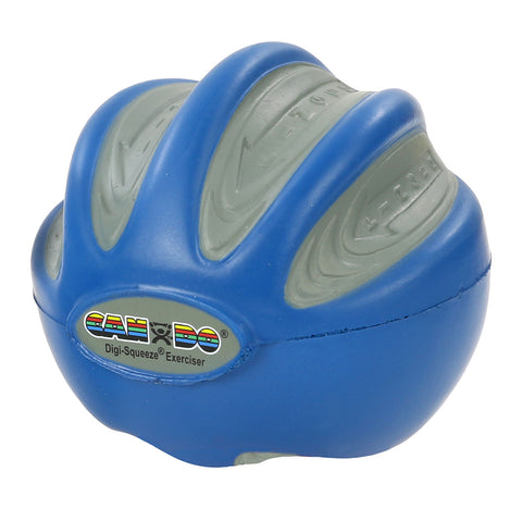 CanDo Digi-Squeeze hand exerciser - Large - Blue, firm