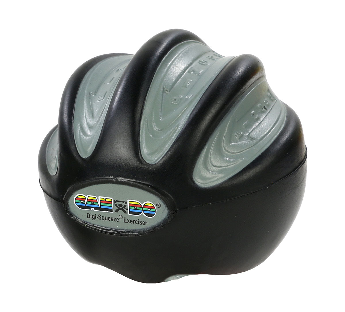 CanDo Digi-Squeeze hand exerciser - Large - Black, x-firm