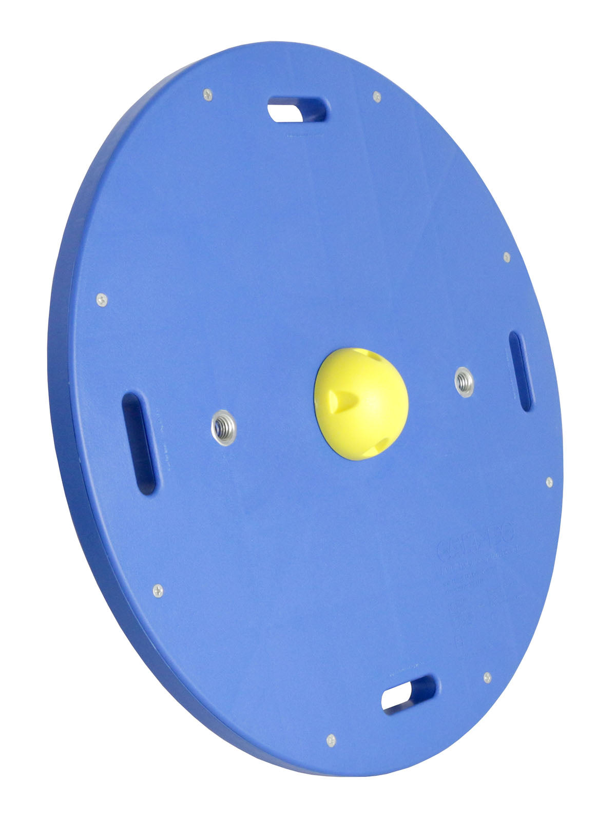 CanDo Balance Board Combo 16" circular wobble/rocker board - 1" height - yellow