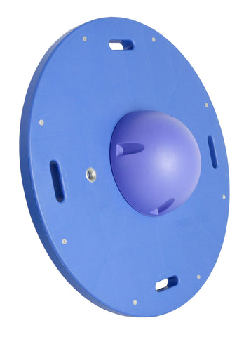 CanDo Balance Board Combo 16" circular wobble/rocker board - 2.5" height - blue