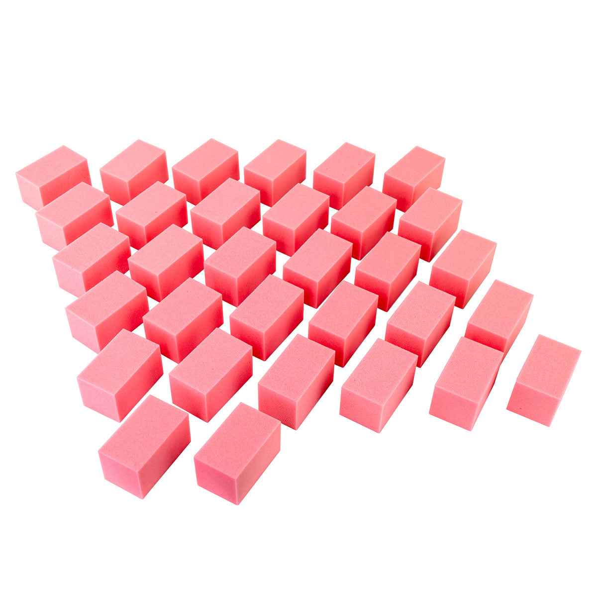 CanDo Hand Therapy Blocks, Pink (Soft), Pack of 32