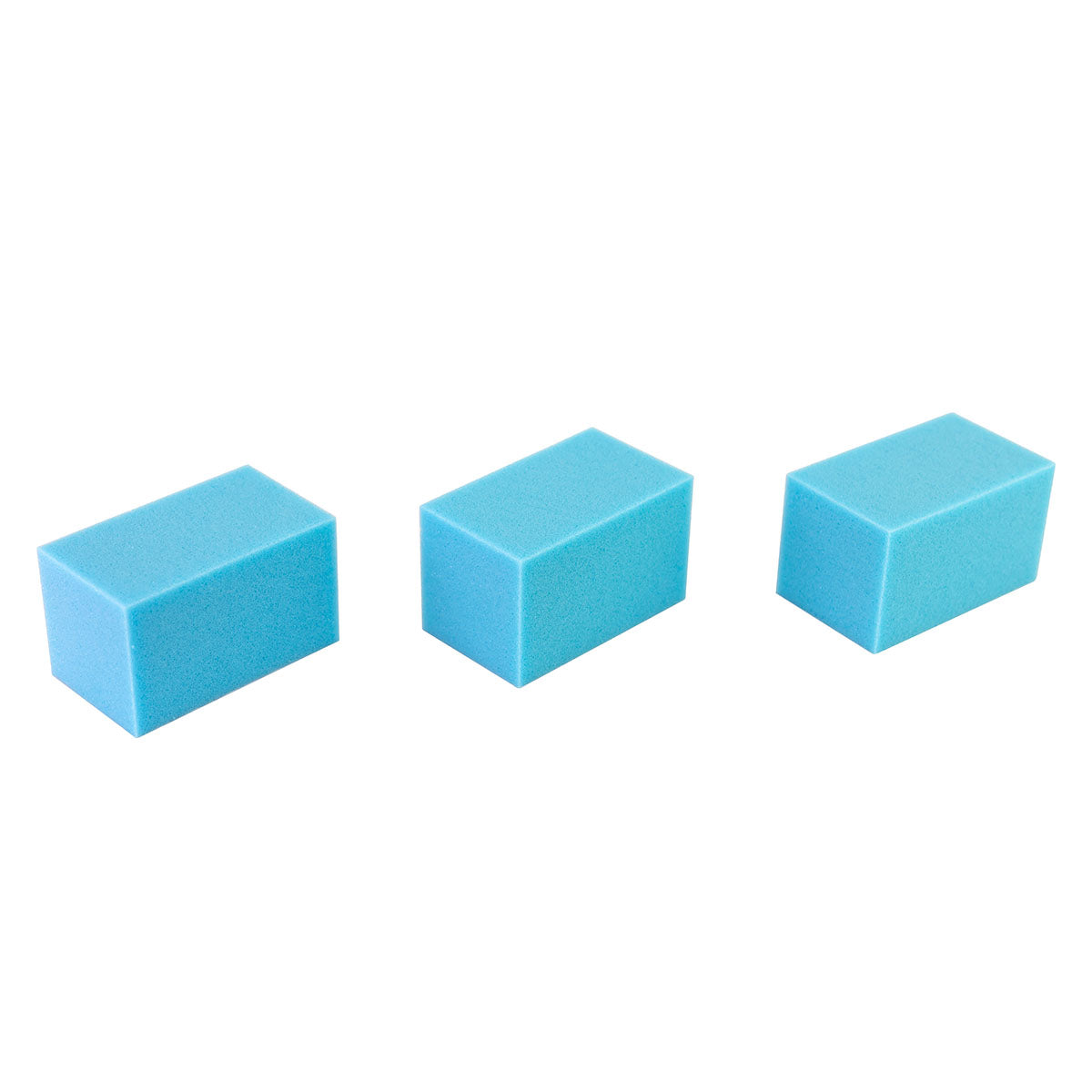 CanDo Hand Therapy Blocks, Blue (Medium), Pack of 3, Case of 40