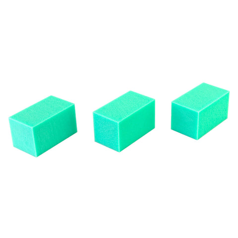 CanDo Hand Therapy Blocks, Green (Firm), Pack of 3, Case of 40