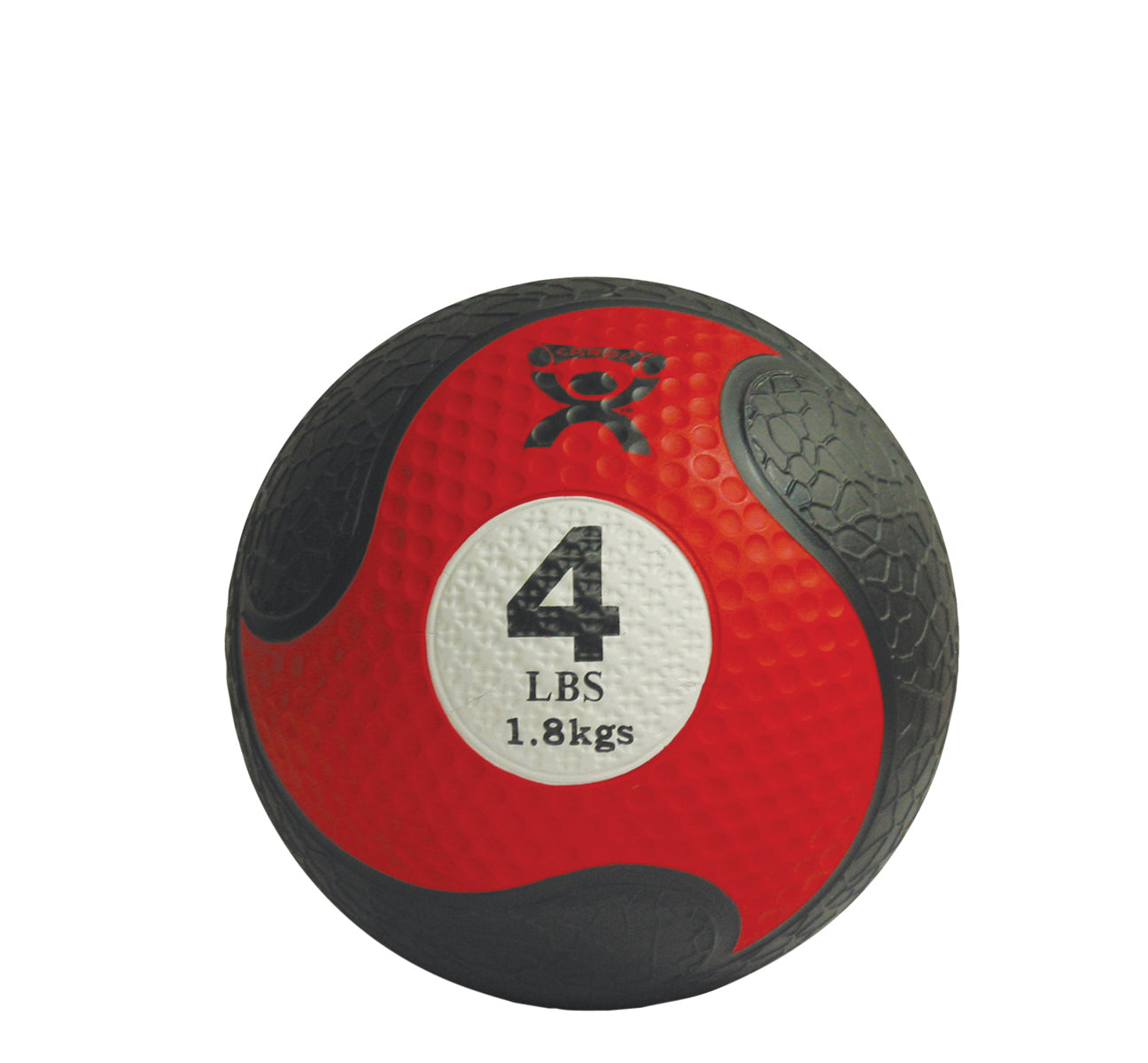 CanDo, Firm Medicine Ball, 8" Diameter, Red, 4 lbs.