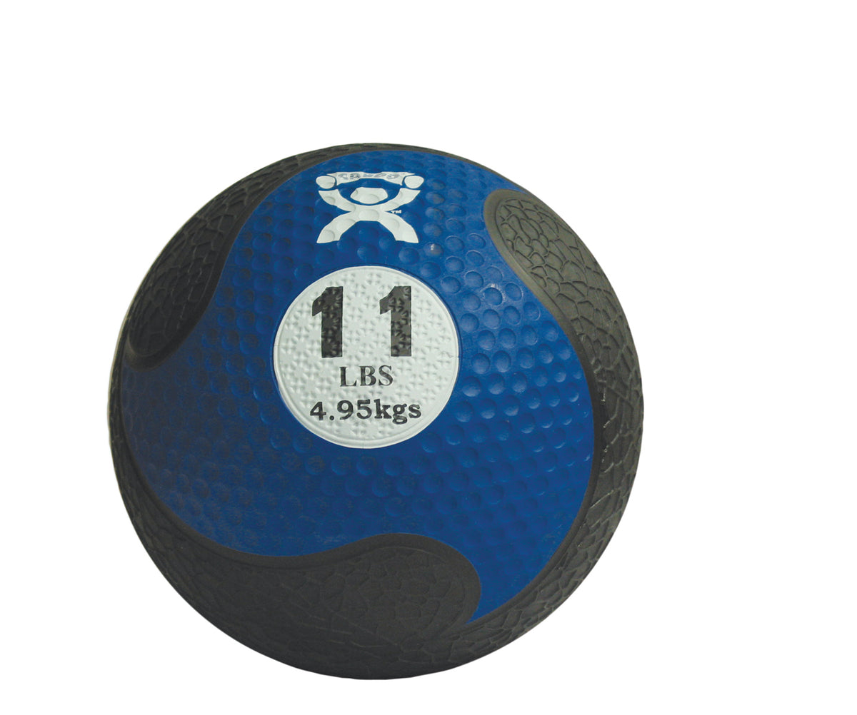 CanDo, Firm Medicine Ball, 9" Diameter, Blue, 11 lbs.