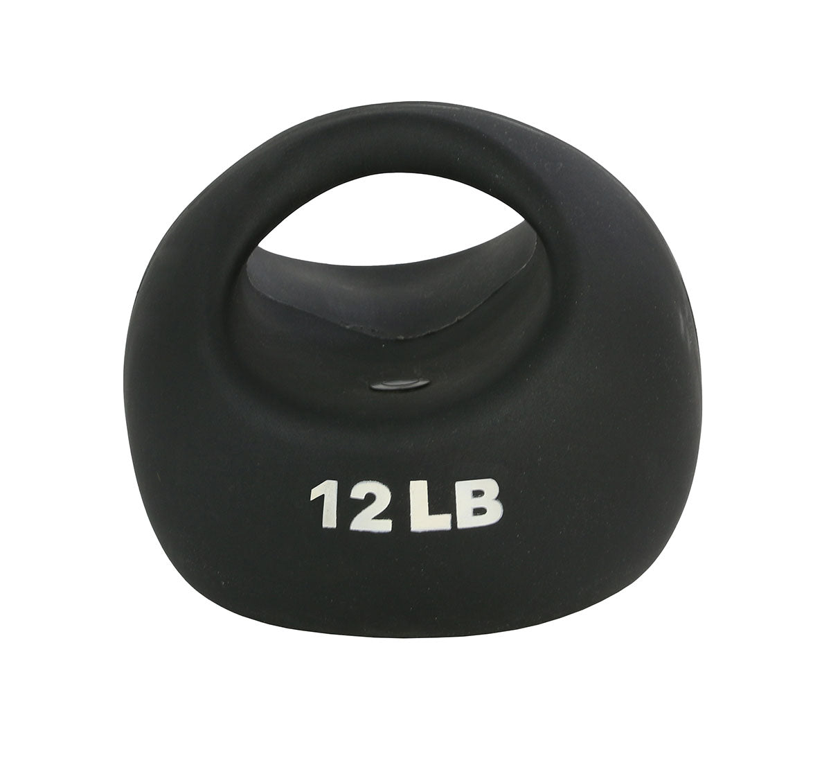 CanDo One Handle Medicine Ball - 12 lb - Black