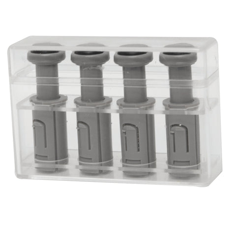 Digi-Flex Multi, 4 Additional Finger Buttons with Box - Silver (XX-Heavy)