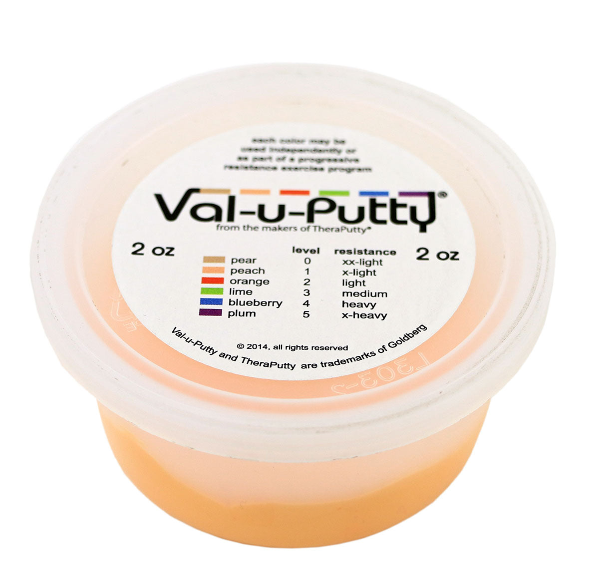 Val-u-Putty Exercise Putty - Peach (lx-soft) - 2 oz