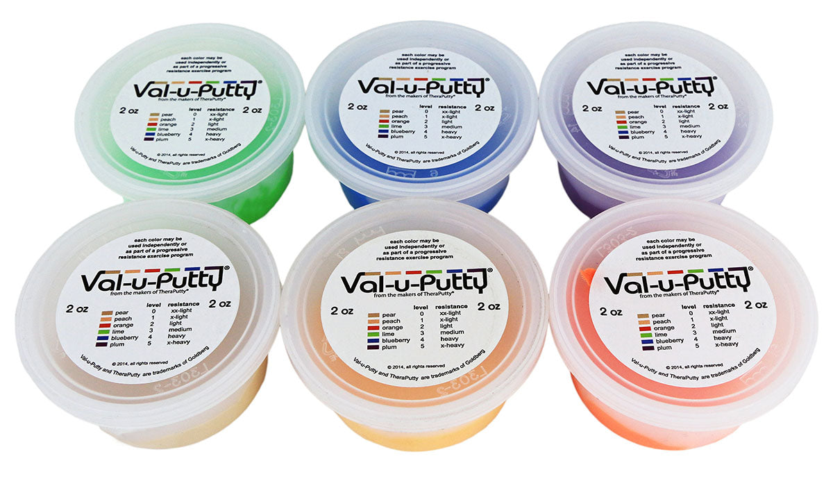 Val-u-Putty Exercise Putty - 6 Piece Set - 2 oz