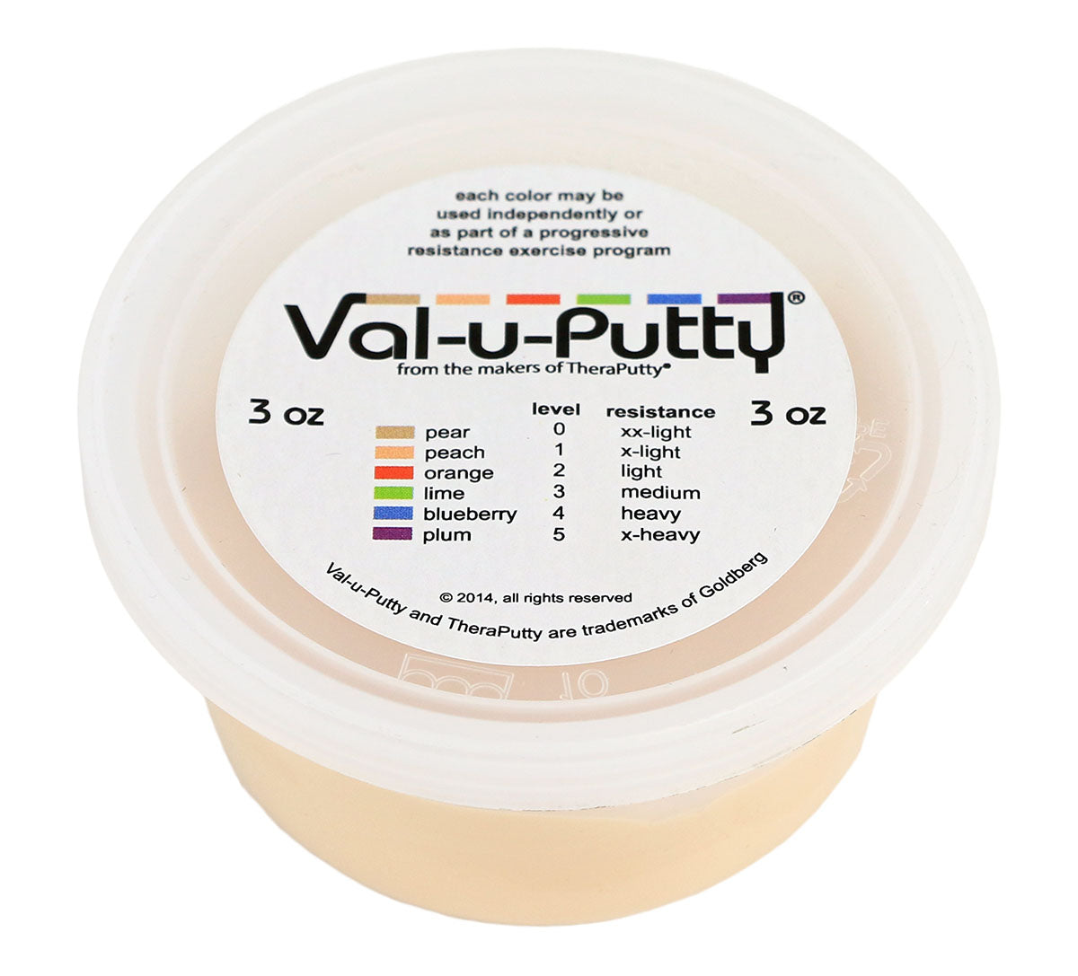 Val-u-Putty Exercise Putty - Pear (xx-soft) - 3 oz