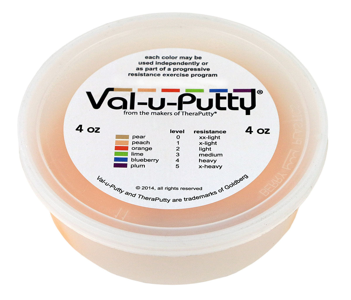 Val-u-Putty Exercise Putty - Peach (lx-soft) - 4 oz