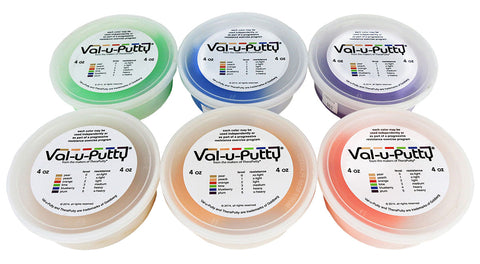 Val-u-Putty Exercise Putty - 6 Piece Set - 4 oz