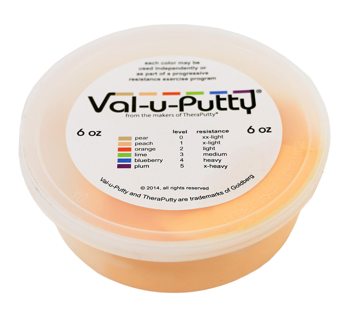 Val-u-Putty Exercise Putty - Peach (lx-soft) - 6 oz