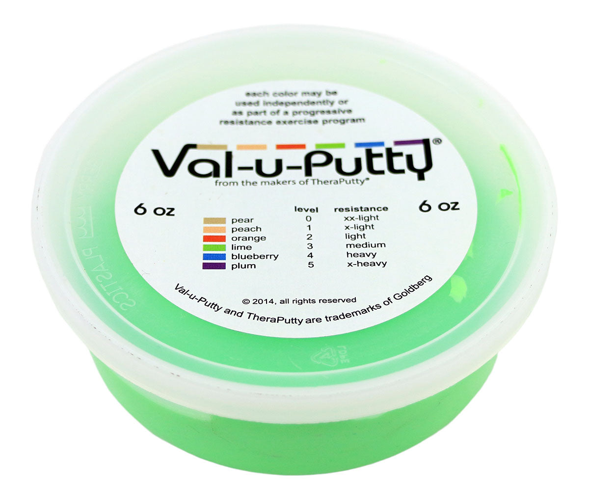 Val-u-Putty Exercise Putty - Lime (medium) - 6 oz