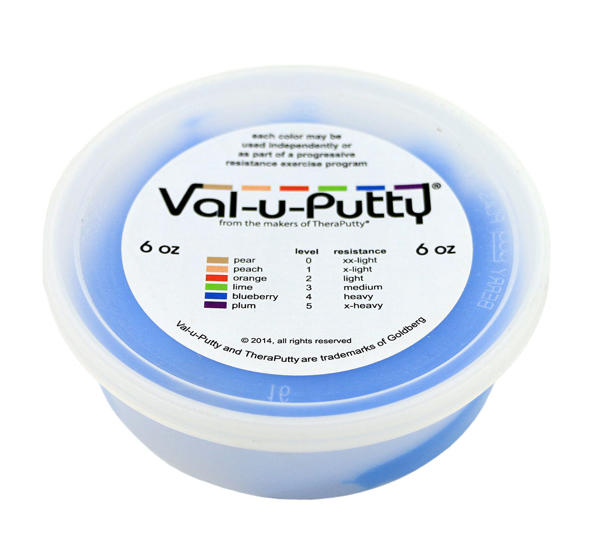 Val-u-Putty Exercise Putty - blueberry (firm) - 6 oz