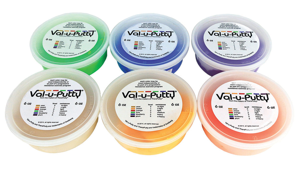 Val-u-Putty Exercise Putty - 6 Piece Set - 6 oz