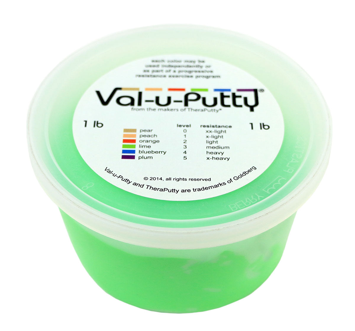 Val-u-Putty Exercise Putty - Lime (medium) - 1 lb