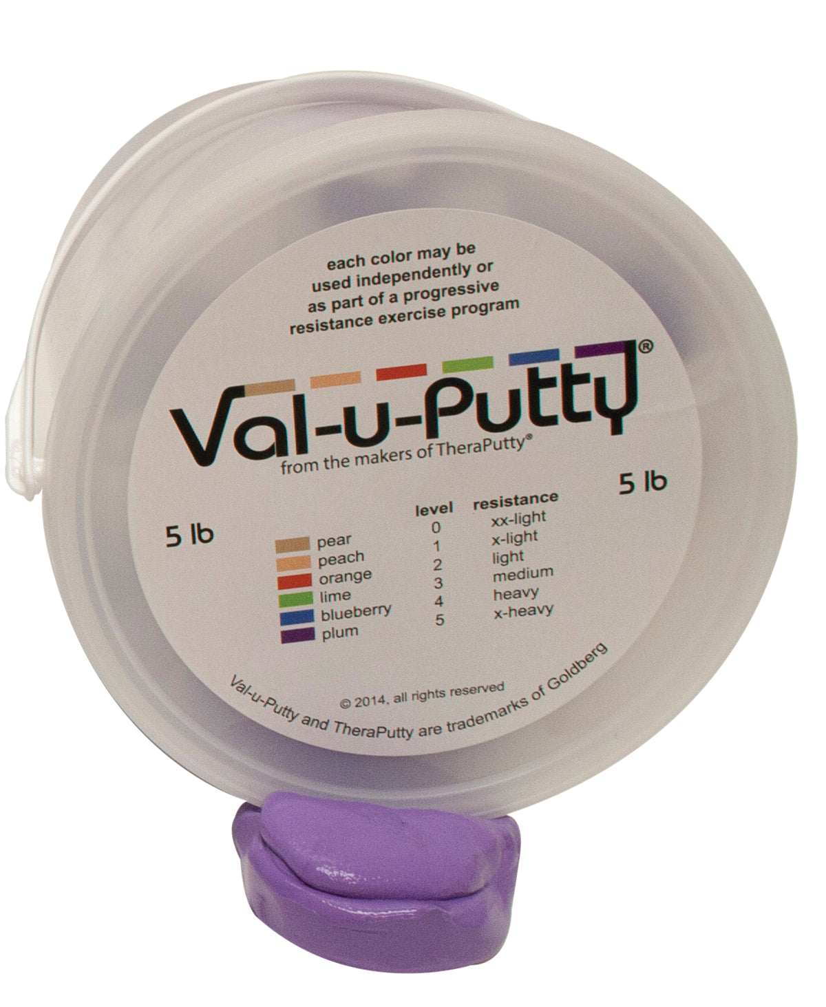 Val-u-Putty Exercise Putty - Plum (x-firm) - 5 lb