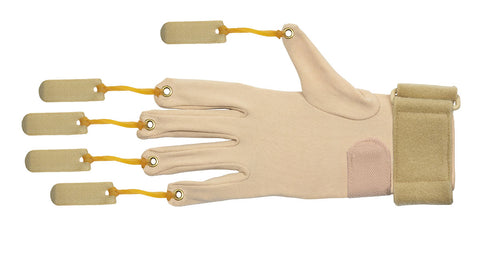 CanDo Deluxe with Thumb Finger Flexion Glove, L/XL Right