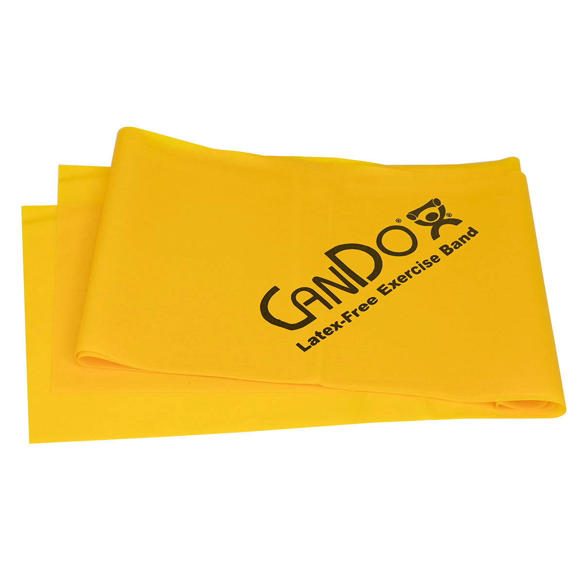 CanDo Latex Free Exercise Band - 4' length - Yellow - x-light