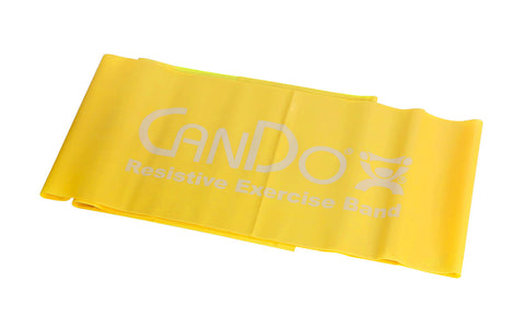 CanDo Latex Free Exercise Band - 5' length - Gold - xxx-heavy