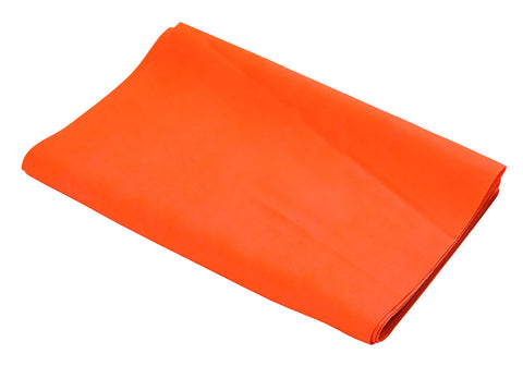 Val-u-Band Resistance Bands, Pre-Cut Strip, 5', Orange-Level 2/7, Latex-Free