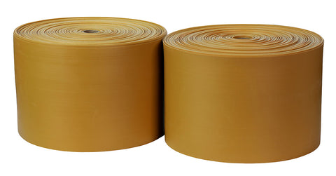  Sup-R Band Latex Free Exercise Band - Twin-Pak - 100 yard (2 - 50-yard boxes) - Gold 