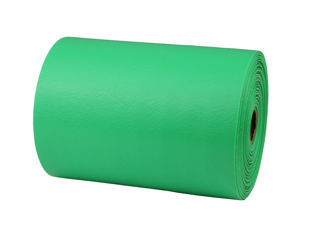 Sup-R Band Latex Free Exercise Band - 25 yard roll - Green - medium