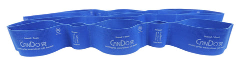 CanDo Multi-Grip Exerciser, 6 Foot Exerciser, Heavy, Blue, Case of 24