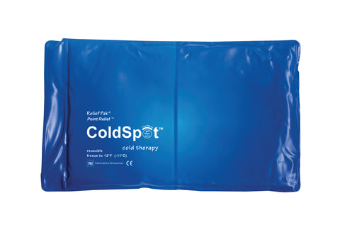 Relief Pak ColdSpot Blue Vinyl Pack - half size - 7" x 11" - Case of 12