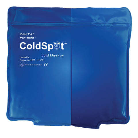 Relief Pak ColdSpot Blue Vinyl Pack - quarter size - 5" x 7" - Case of 12