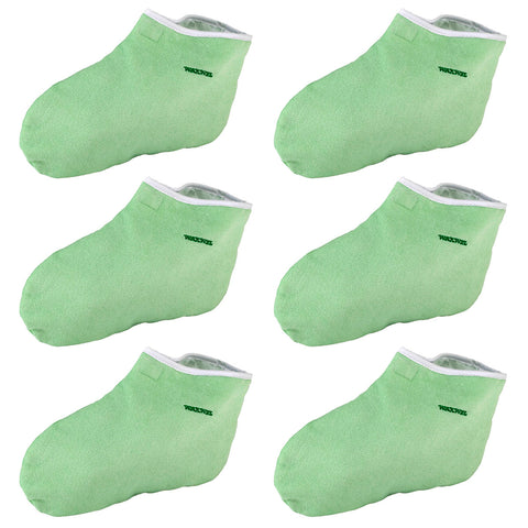 WaxWel Paraffin Bath - Accessory Package - 6 Terry Foot Booties ONLY