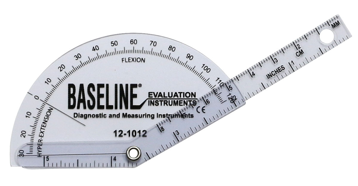 Baseline Plastic Goniometer - Finger - Flexion to Hyper-Extension 