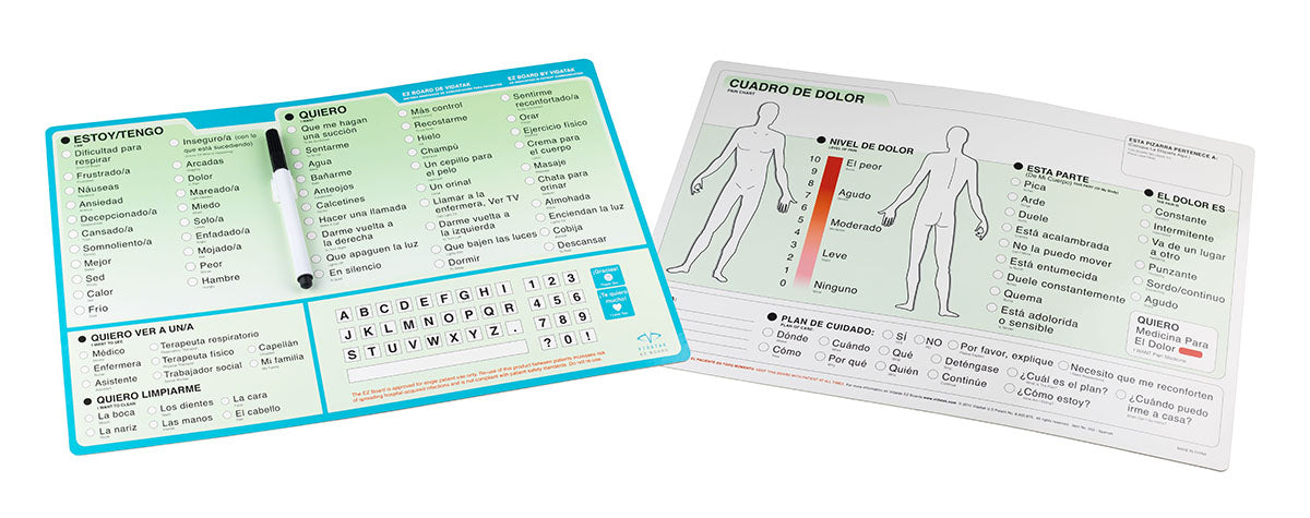 EZ Communication Board, Spanish Word Board