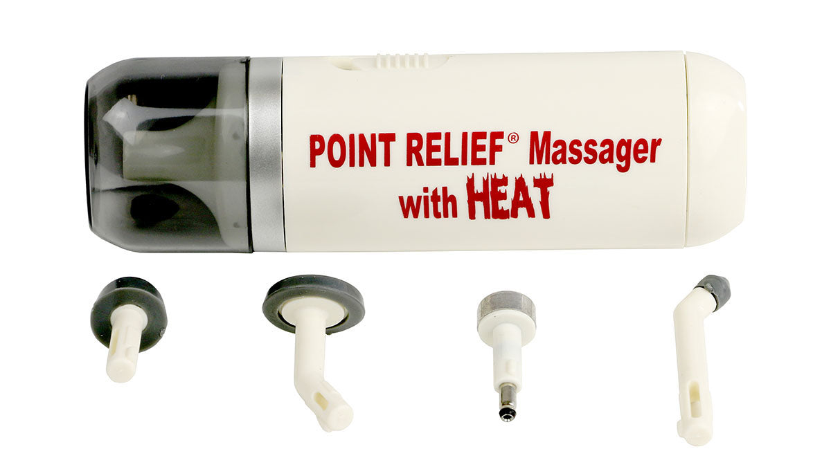 Point-Relief Mini-Massager with Heat and Accessories, 25-pack