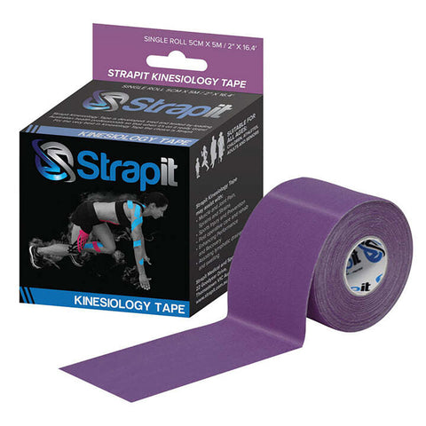 Strapit Kinesiology Tape, 2 in x 5.5 yds, Purple