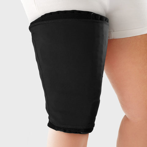 Tribute Wrap, Sleep Sleeve Knee to Thigh (LE-DG), Large, Regular, Black